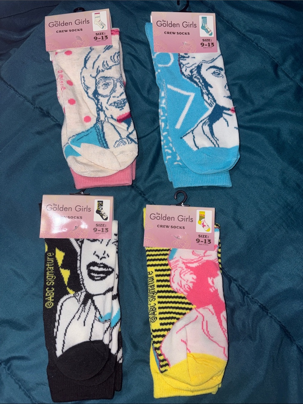 The Golden Girls Crew Socks - Pack of 4